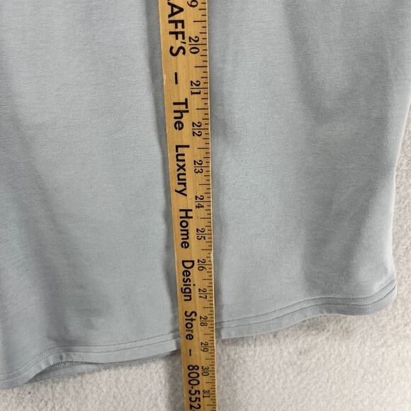 BYLT Shirt Mens XL Drop Cut LUX Premium Basics Athletic Short Sleeve Fog Blue - Picture 13 of 14